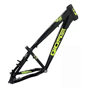 Quadro Bike Bicicleta BMX Wheeling Grau GIOS 4-TRIX Wheeling 26X14 Preto