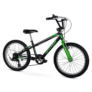 Bicicleta Bike Infantil Criança Nathor Aro 20 Blade Green