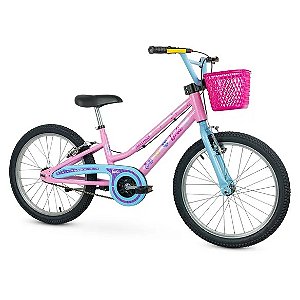 Bicicleta Bike Infantil Criança Kids Aro 20 Nathor Barbie