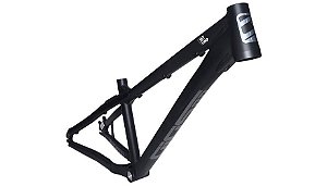 Quadro Bike Bicicleta BMX Wheeling Grau GIOS DJ Wheeling 26X13.5" Preto Fosco / Adesivo Preto Brilhante