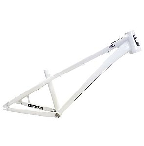 Quadro Bike Bicicleta BMX Wheeling Grau GIOS DJ Wheeling 26X13.5" Branco / Adesivo Preto / Roxo