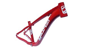 Quadro Bike Bicicleta BMX Wheeling Grau GIOS 4Freaks 26X13.5" Vermelho / Branco / Cinza
