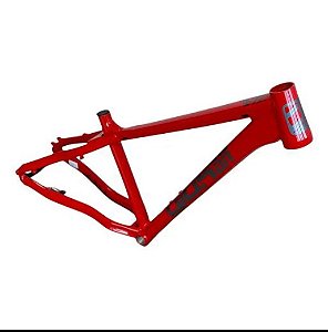 Quadro Bike Bicicleta BMX Wheeling Grau GIOS 4ALL 29X15" Vermelho / Adesivo Cinza