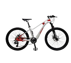 BICICLETA ELLEVEN MTB ARO 24 1X8 MAGNESIO CINZA