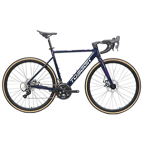 BIKE SPEED TOPSEEK CHESTER 3.0 ARO 700C 2X8 TAM 54 AZUL MARINHO/CINZA