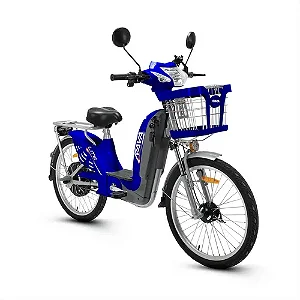 BICICLETA ELET. 24'' AUTOPROPELIDO 800w RAVA LITE CZ/AZUL (BIKERNAUTA)