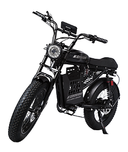 BICICLETA ELETRICA 1000W PRETO/CINZA THUNDER KONNAN-WH-THR07