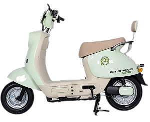 BICICLETA ELETRICA 600W BRANCO/ROSA A3 GTS C/1 - JD04 WHITE/GREEN 48V/12AH