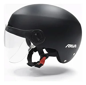 CAPACETE E-BIKE RAVA M 54-58 PRETO
