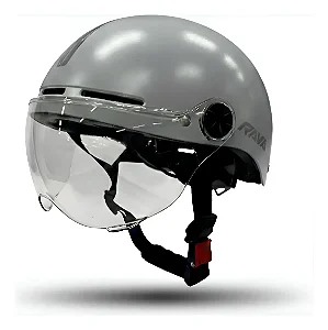 CAPACETE E-BIKE RAVA CINZA 58-62 CINZA