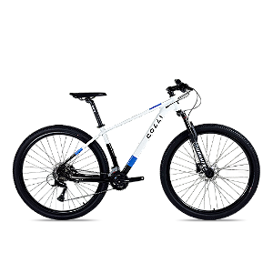 BICICLETA COLLI HILLS ALUMINIO 29X19'' MOD 2026  BRANCO/AZUL/PRETO ACERA 2X8V (BIKERNAUTA)