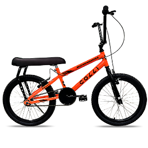BICICLETA COLLI MONTADINHA ARO 20 S/M LARANJA NEON (BIKERNAUTA)