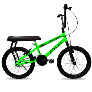BICICLETA COLLI MONTADINHA ARO 20 S/M VERDE NEON (BIKERNAUTA)