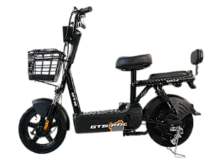 BICICLETA ELETRICA 500W 48V 12AH PRETO BLACK FISH GTS (BIKERNAUTA)