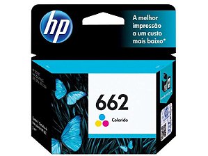 Cartucho de Tinta HP 662 Colorido Original