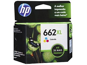 Cartucho de Tinta HP 662XL Colorido - Original