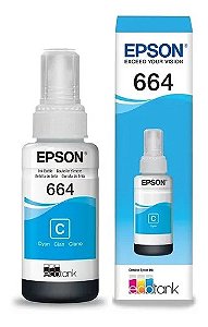Tinta EPSON para Ecotank - Azul T664-Original