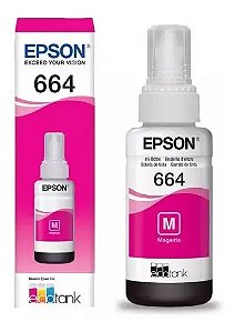 Tinta EPSON para Ecotank- Magenta T664-Original