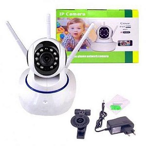 Camera IP Wifi Robozinho Baba Eletronica Com Audio Hd 1.3mp - Jortan