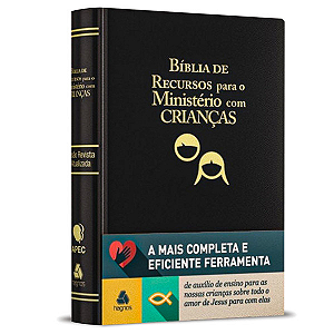Bíblia de Recursos para o Ministério com Crianças | Almeida Revista Atualizada | Rosa Luxo