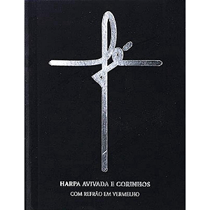 Harpa Avivada e Corinhos Pequena | Capa Mole Com Refrão em vermelho