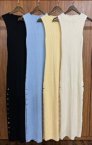 Vestido Tricot Rubia Regata