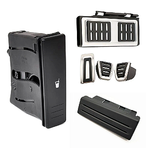 Porta Copos Porta Cartão E Pedaleiras Polo Hatch Sedan 9n