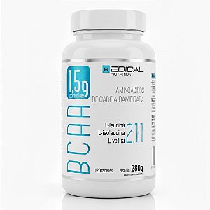 Bcaa 1,5g 2.1.1 C/ 120Cps - MedicalNutrition