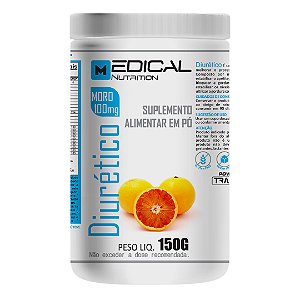 Diuretico C/100mg de Moro 150g Sabor Laranja - Medical Nutrition
