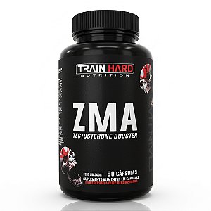 ZMA Testosterone Booster 60 Cápsulas Train Hard Nutrition | Otimização Hormonal Natural, Força e Recuperação Noturna