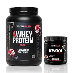 COMBO WHEY CONCENTRADO 900G + SEKKA DIURÉTICO ABACAXI 150G