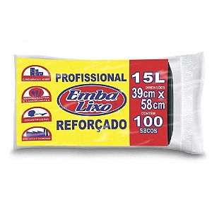 Saco de Lixo 15L Reforçado