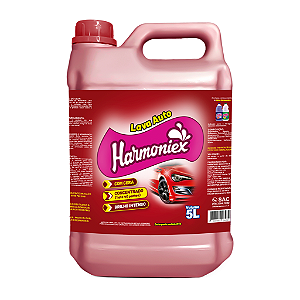 Detergente Automotivo Lava Carro Concentrado Com Cera Harmoniex 5L