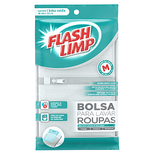Bolsa Para Lavar Roupas M Flash Limp