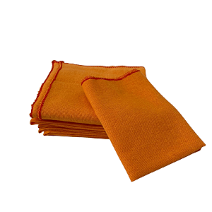 Flanela Laranja 12 Unidades 28cmx38cm Caebi