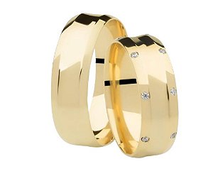 Aliança de Ouro Master Love Diamond