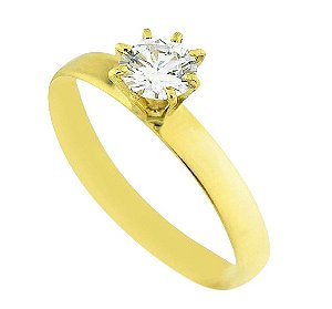 Solitário de Ouro Emotion Infinity Lover