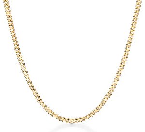 Corrente Malha Grumet Em Ouro Amarelo 18k - 45 Cm