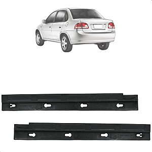 Par Suporte Guia Parachoque Corsa Classic 2010 11 12 13 14 15 2016 Traseiro