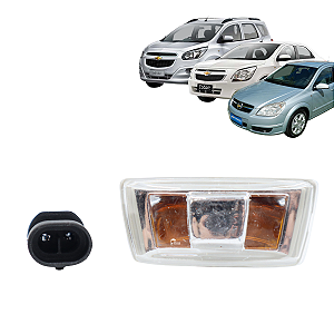 Lanterna Lateral Paralama Pisca Seta Vectra Cobalt Spin Direito Com Soquete