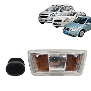 Lanterna Pisca Seta Lateral Paralama Esquerdo Vectra Cobalt Spin Com Soquete