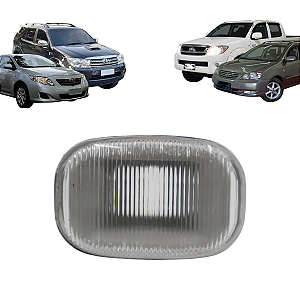 Pisca Lanterna Lateral Seta Paralama  Corolla Fielder Hilux SW4 Sem Soquete Cristal