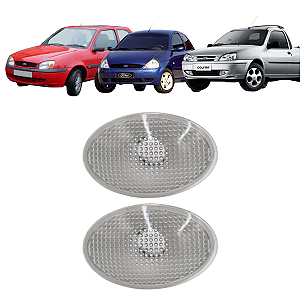 Par de Lanterna Seta Pisca Lateral Ford Ka Fiesta Courier Cristal