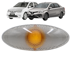 Lanterna Pisca Seta Lateral Paralama Etios Sedan Toyota Etios Sem Soquete