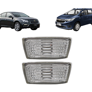 Par Lanterna Pisca Seta Lateral GM Cruze Spin Lado Direito Esquerdo