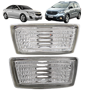 Par Lanterna Pisca Seta Lateral GM Cruze Spin Lado Direito Esquerdo