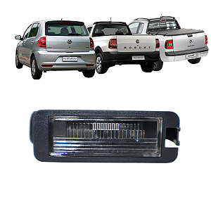 Lanterna Luz De Placa Gol G6 Fox Saveiro G5 G6 G7 Com Soquete