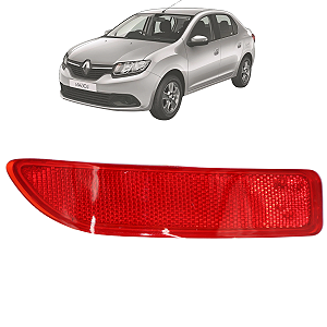 Refletor Parachoque Traseiro Renault Logan 2011 A 2014 Esquerdo