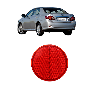 Lanterna Parachoque Olho de Gato Refletor Traseiro Corolla 2008 A 2014