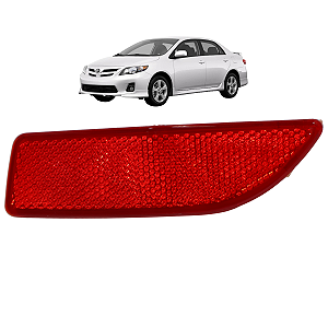 Lanterna Refletor Do Para-choque Traseiro Corolla 2012 2013 Esquerdo